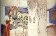 Carl Larsson mor kersti-mitt nordiska museum France oil painting artist